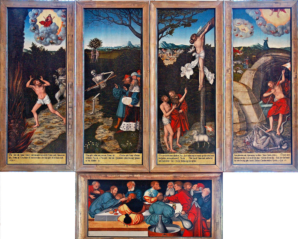 Lucas Cranach Altar Schneeberg