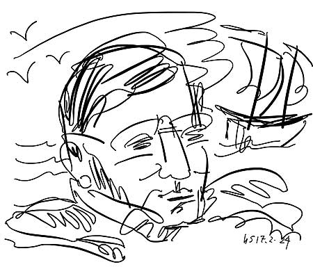Pierre Buisset sailing