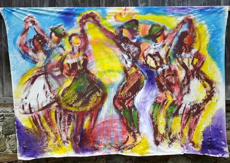 Wiesn Wandbild